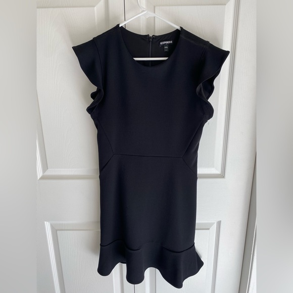 Like-New (never worn) Black Express Dress - Picture 2 of 3